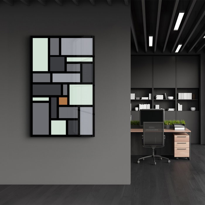 Wallity Pintura Decorativa de Vidrio Templado Multicolor 46 x 72 cm Wallity Pintura Decorativa de Vidrio Templado Multicolor 46 x 72 cm